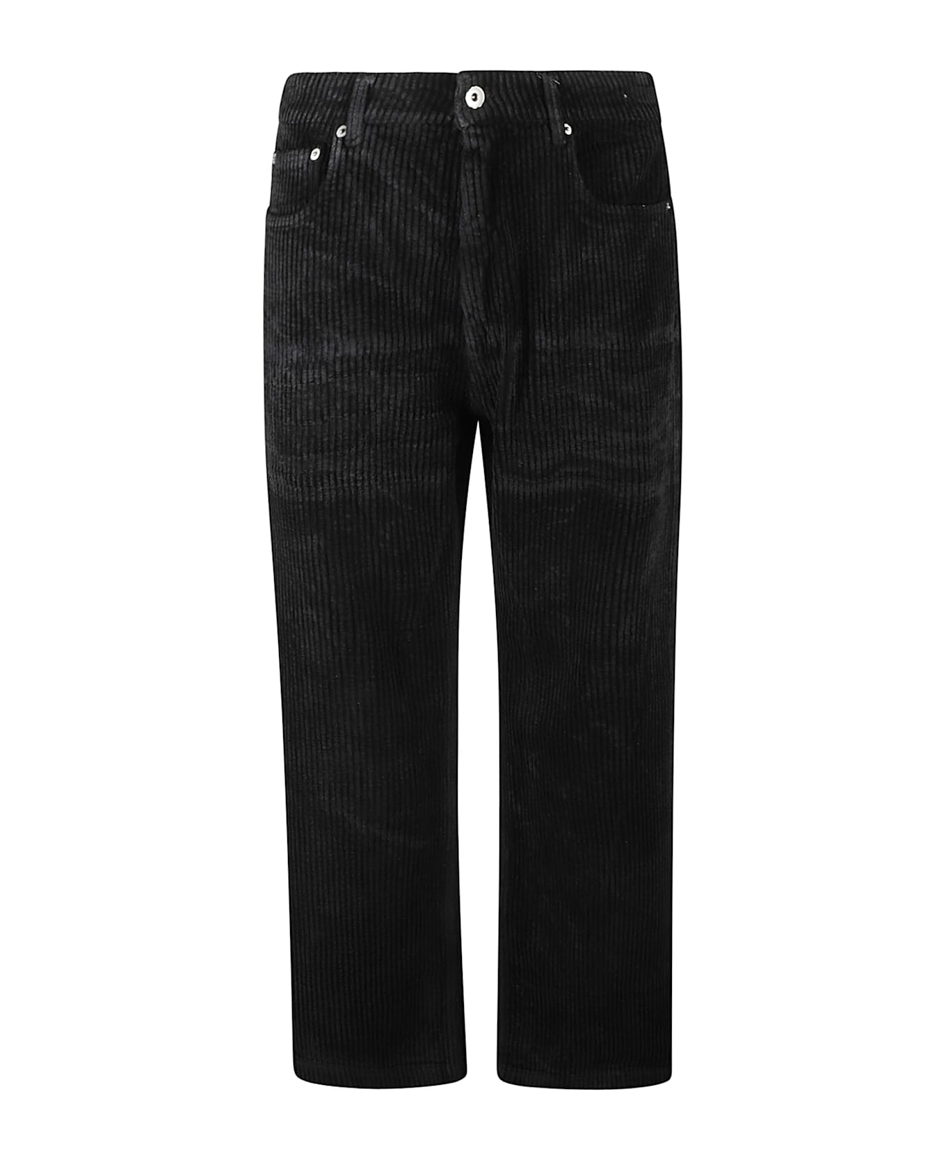 Rick Owens Straight Buttoned Jeans - Black