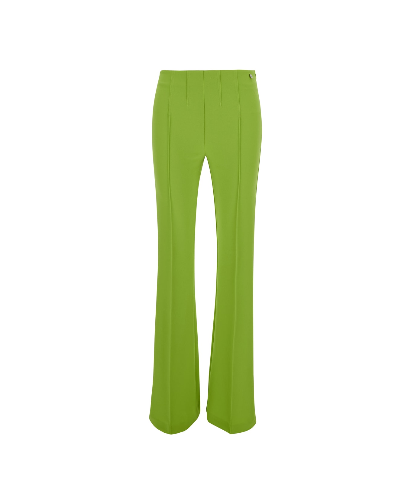 Liu-Jo Tailored High Waisted Green Pants In Stretch Fabric Woman Liu-Jo - GREEN