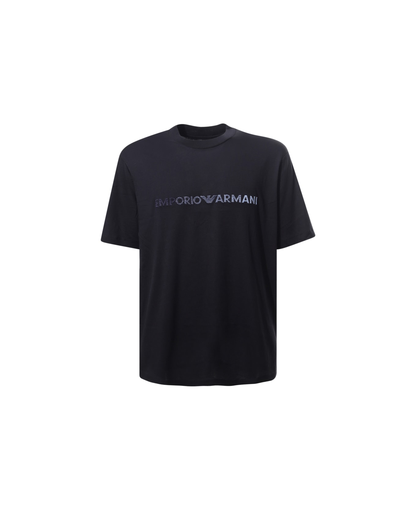 Emporio Armani T-shirt Emporio Armani - Drawing Navy シャツ