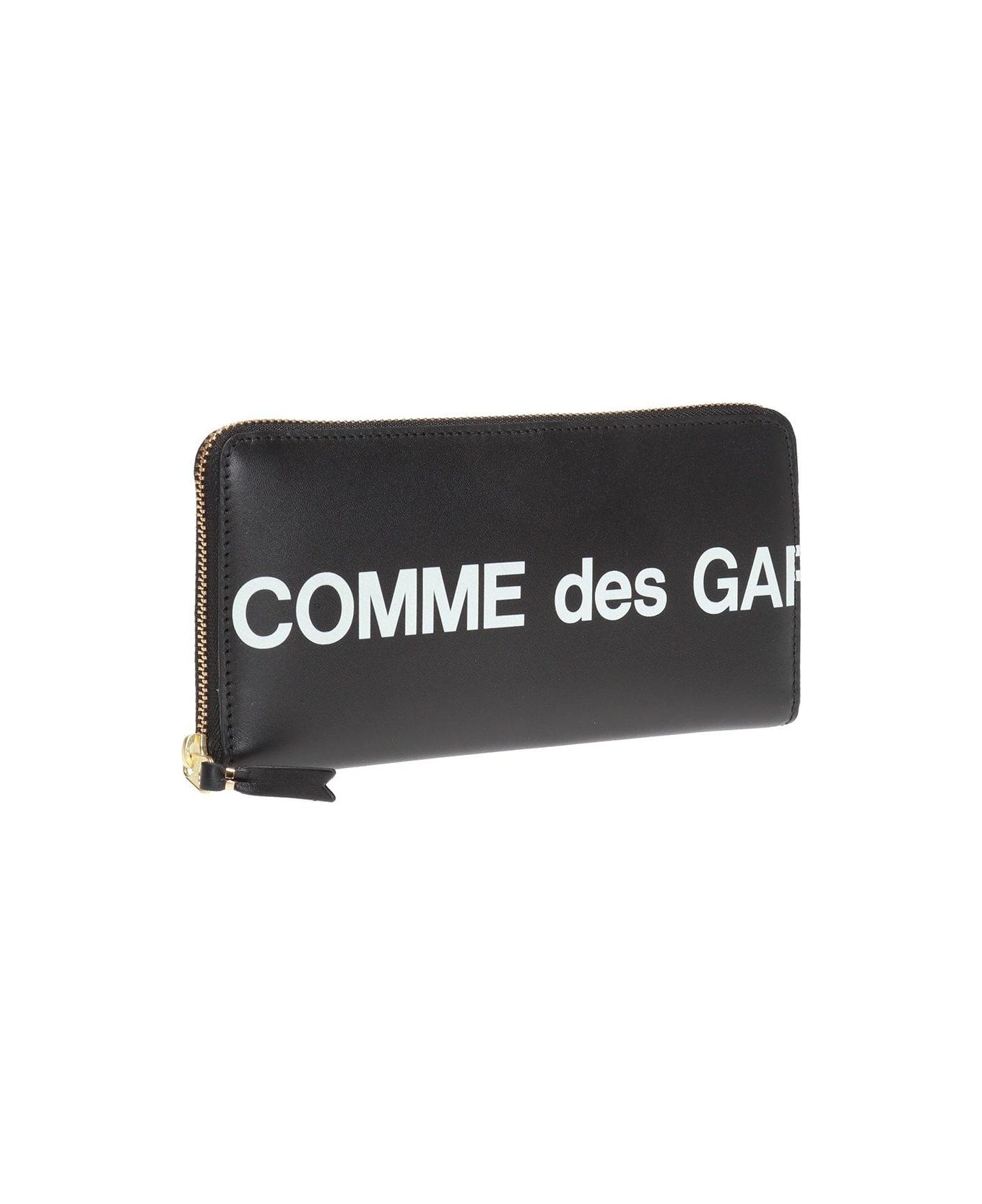 Comme des Garçons Wallet Logo Printed Zipped Wallet 財布
