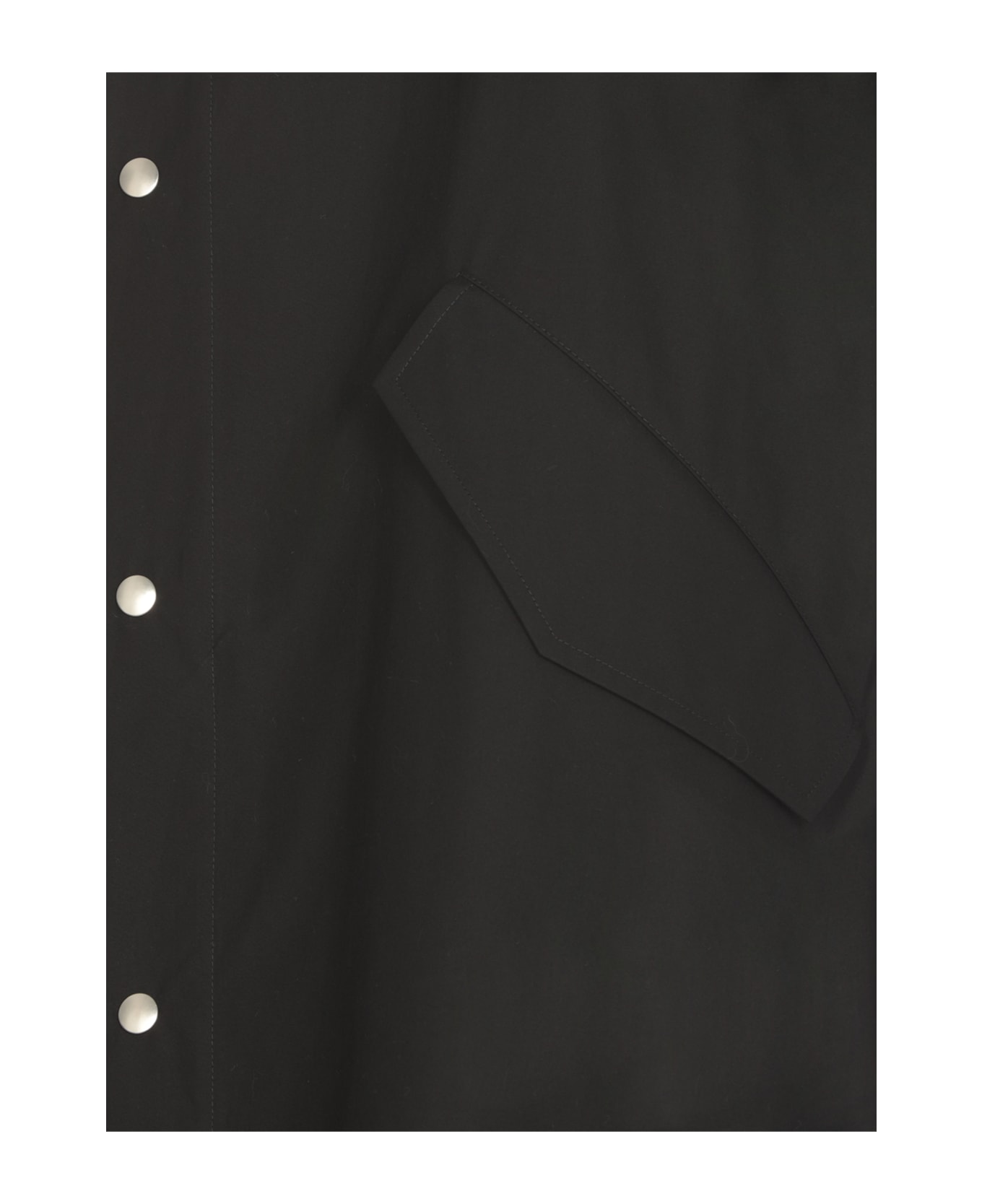 Jil Sander Parka With Logo - Black