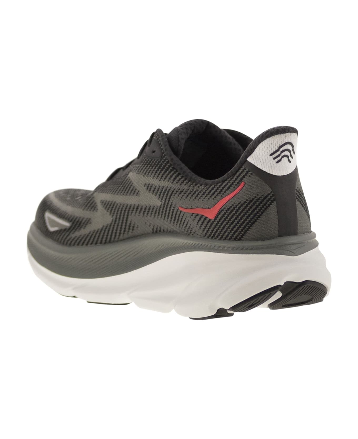 Hoka Clifton 9 - Breathable Sports Shoe - Black