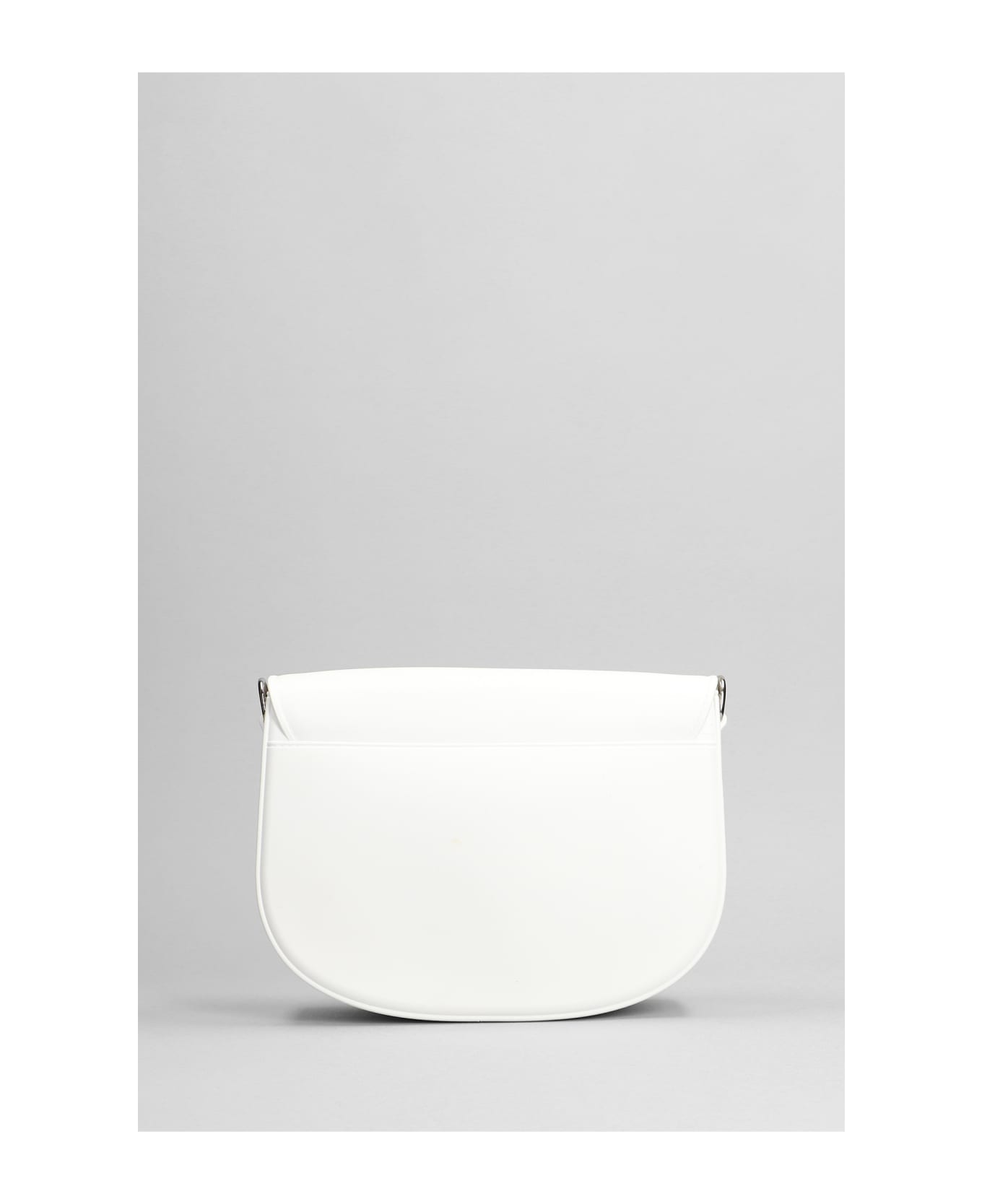 Marc Ellis Flat Kisha M Shoulder Bag In White Rubber/plasic - white