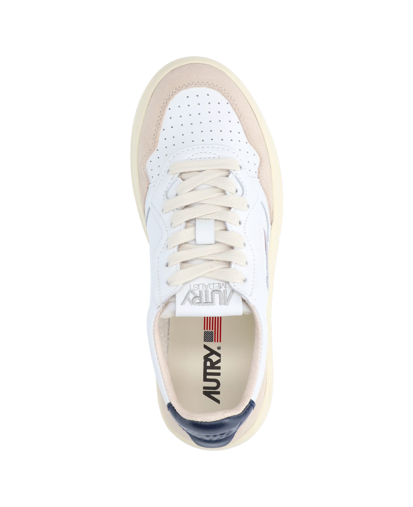 Autry 'medalist' Low Sneakers - White