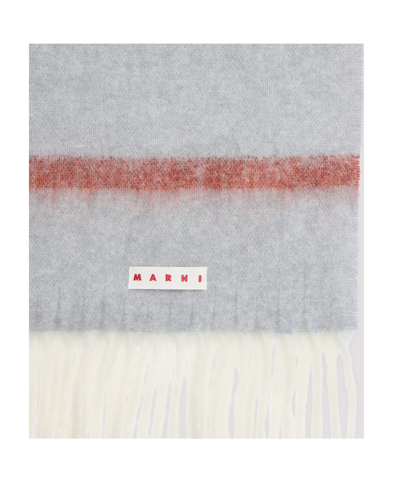 Marni Alpaca And Mohair Scarf - Moccasin