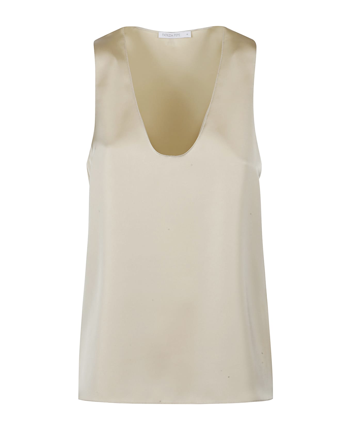 Patrizia Pepe Tank Top - Modern Beige
