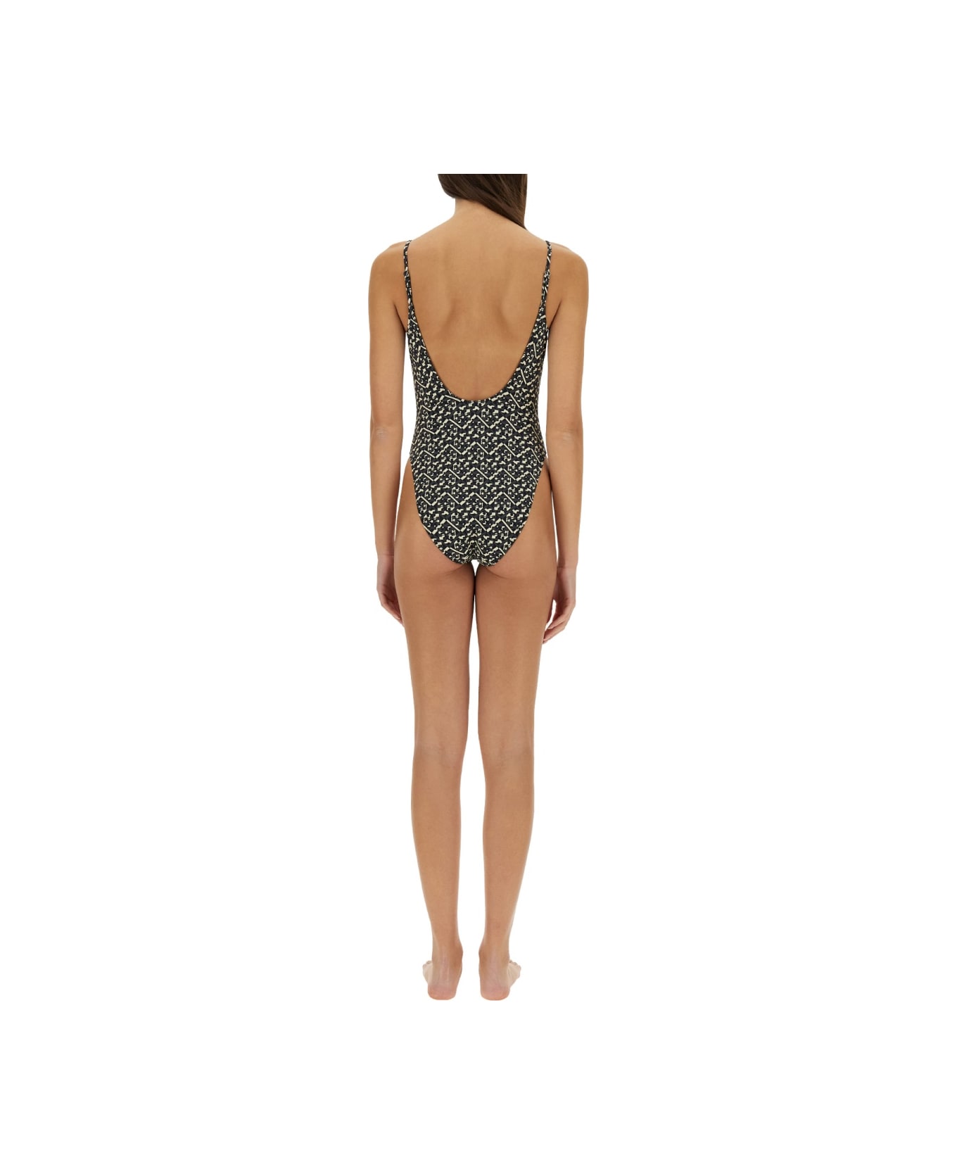 Tory Burch 
gemini
 One Piece Swimsuit - BLACK