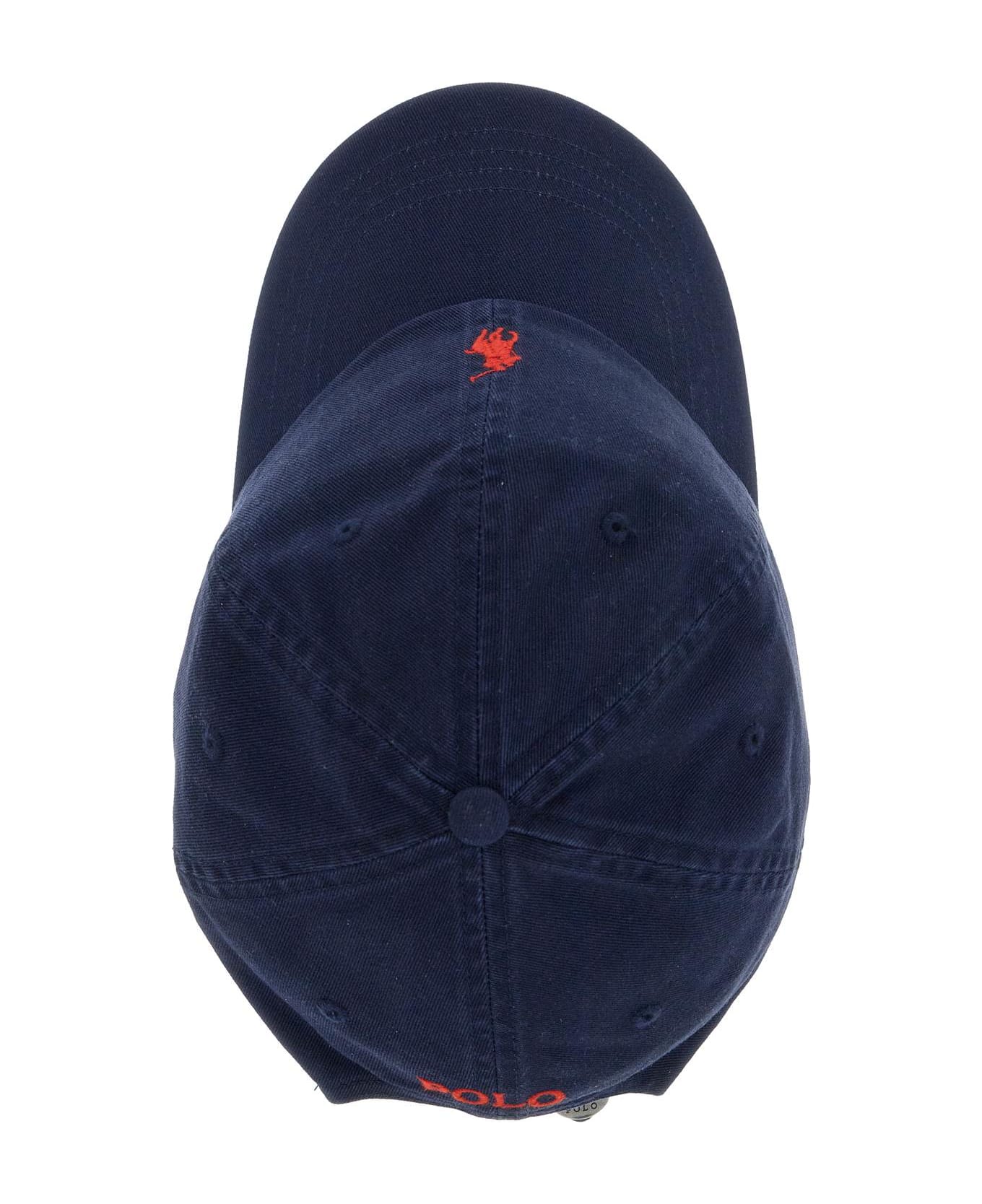 Polo Ralph Lauren Logo Baseball Cap - Blue