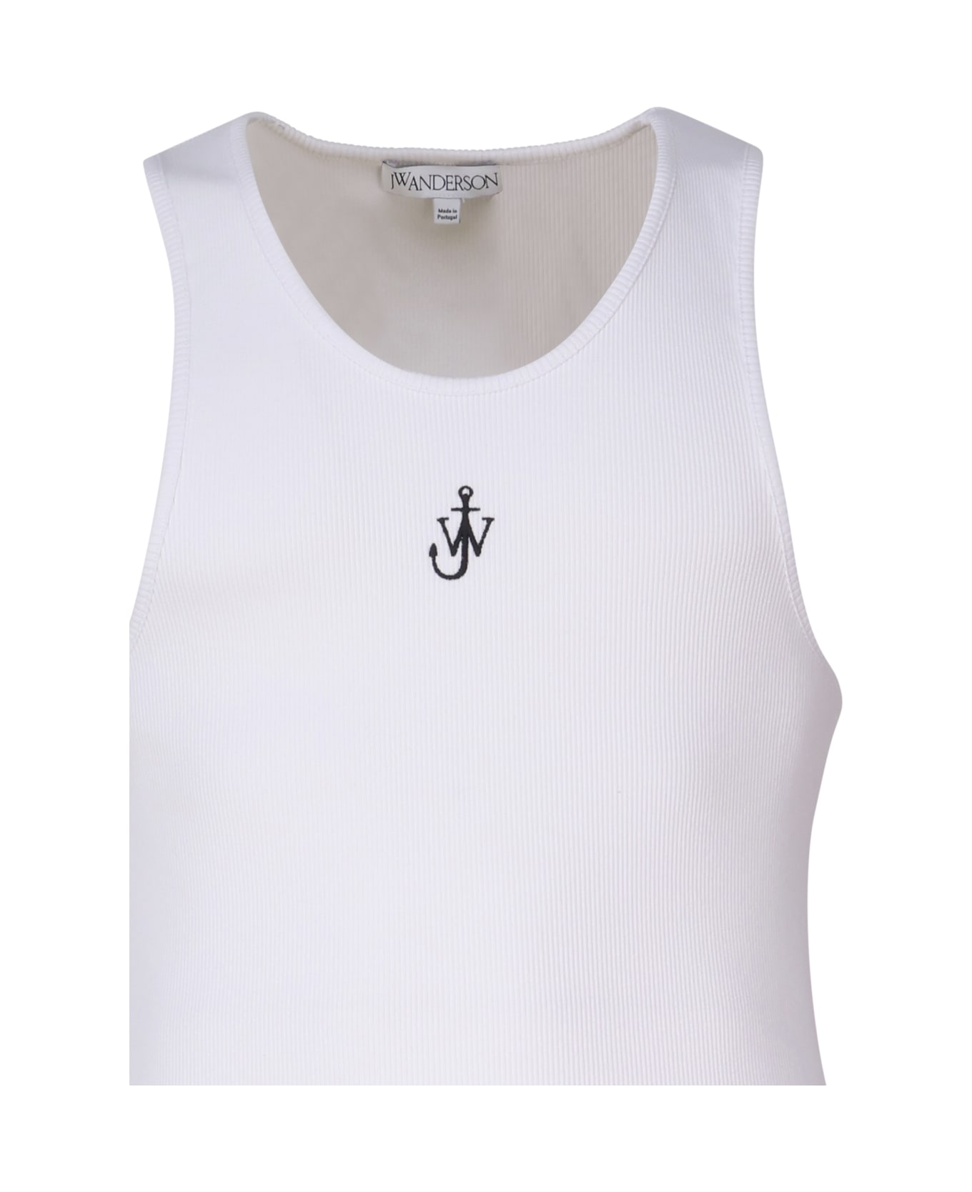 J.W. Anderson Anchor Tank Top With Embroidery - White