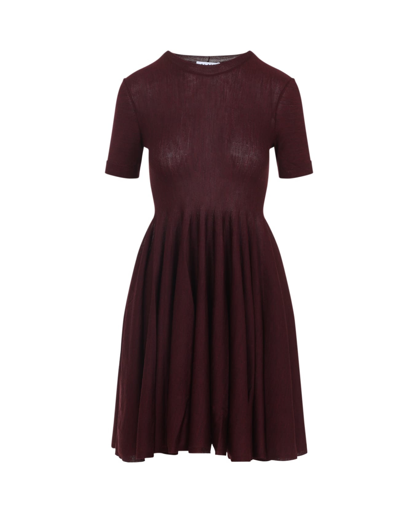 Alaia Alaïa Skater Dress - Aubergine