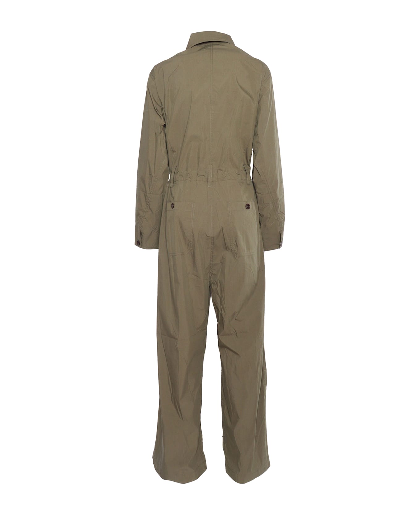 Parosh Military Green Jumpsuit - Verde Oliva