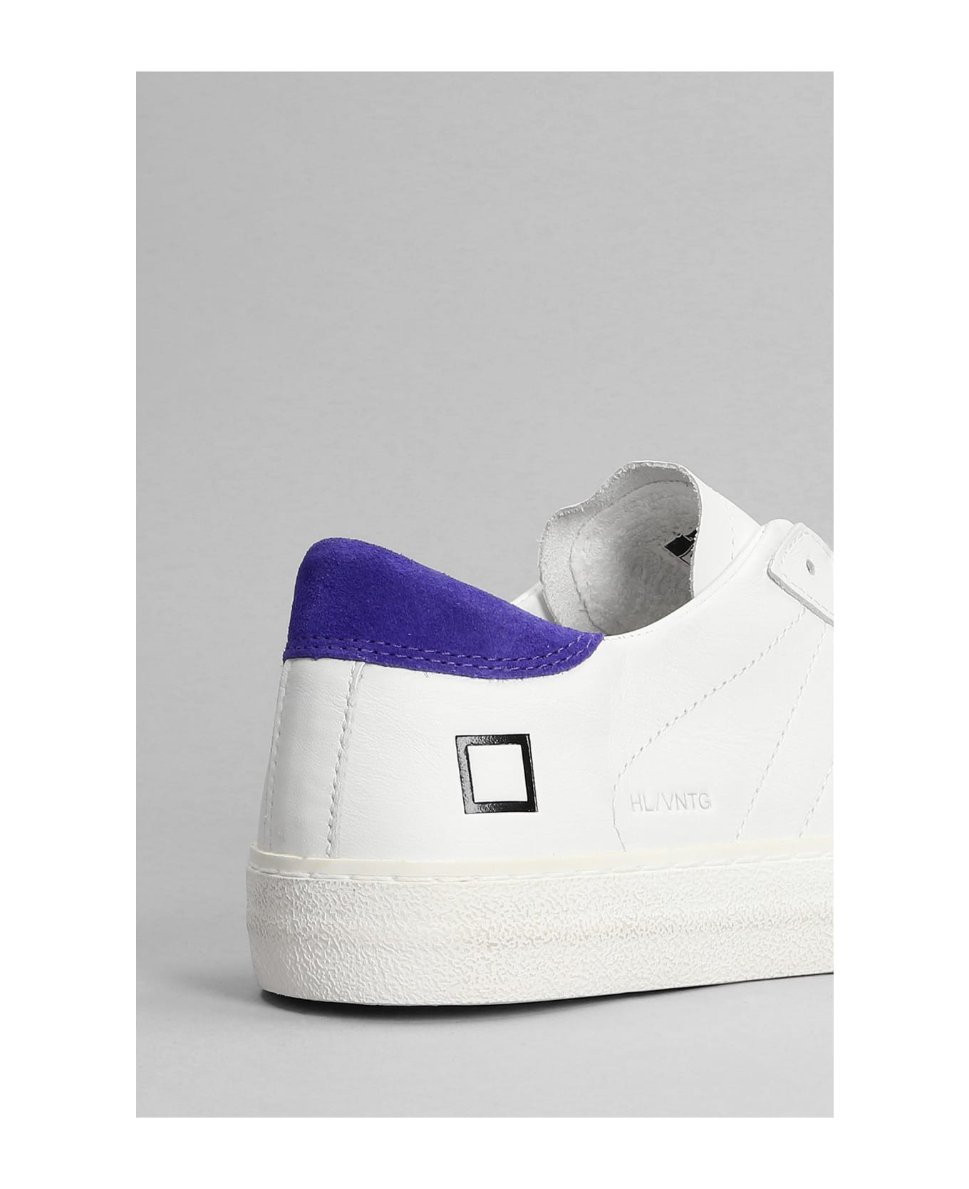 D.A.T.E. Hill Low Sneakers In White Leather - white