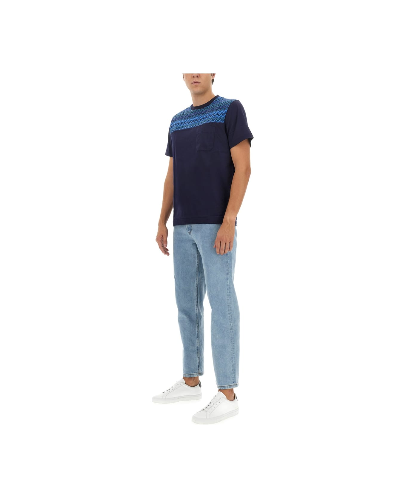 Missoni Jersey T-shirt - BLUE