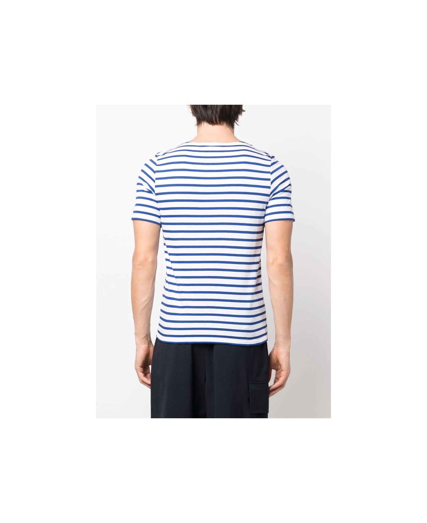 Saint James Sweater - WHITE/BLUE