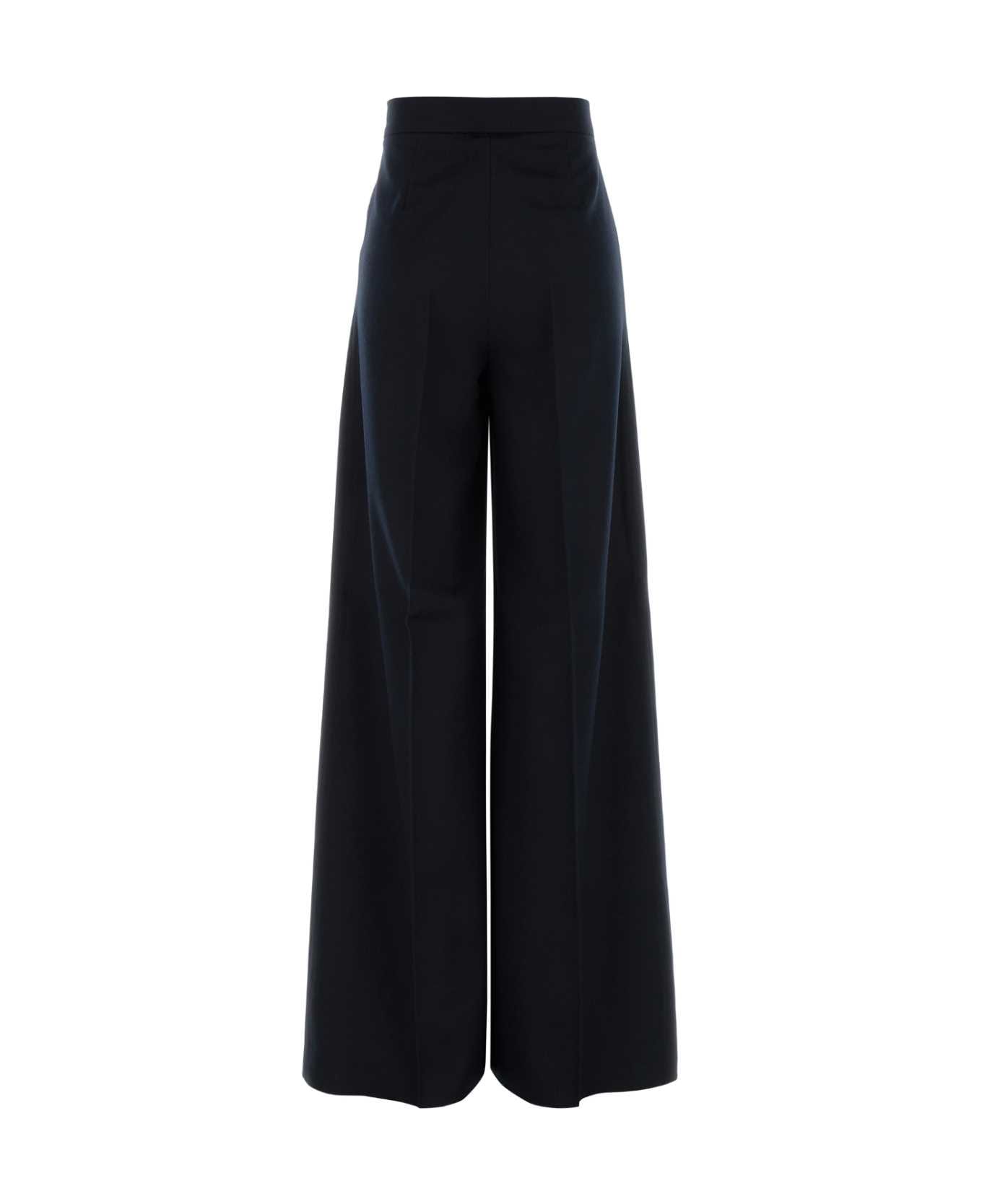 Max Mara Midnight Blue Camel Ori Wide-leg Pant - BLU MARINO