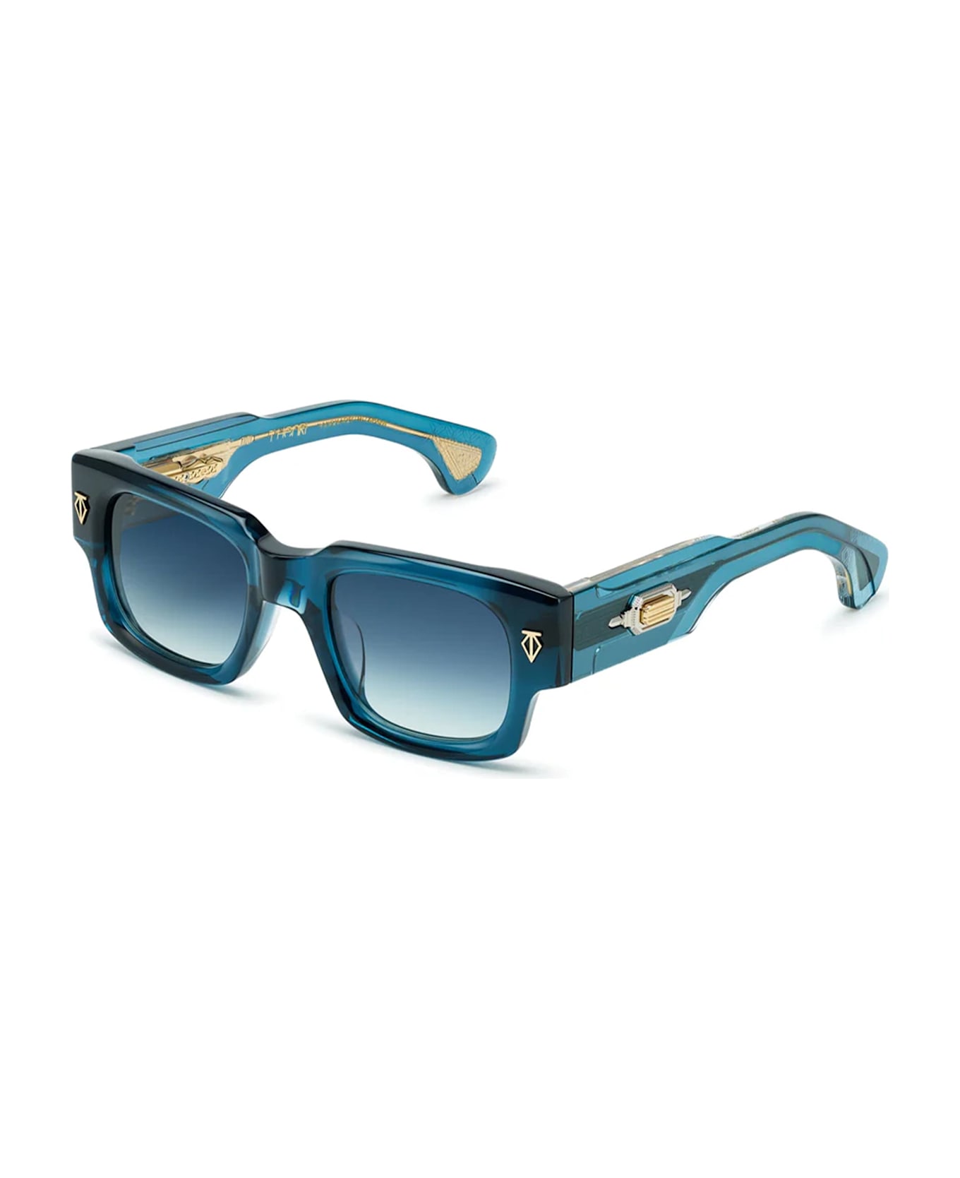 T Henri Dusemberg - Deep Blue Sunglasses - blue