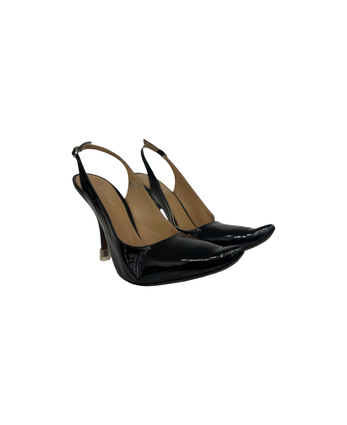 Maison Margiela Loved To Death Slingback Sandals - Black