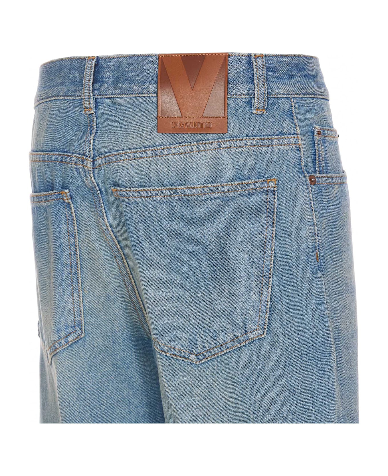 Valentino Garavani Denim Pants - Blue
