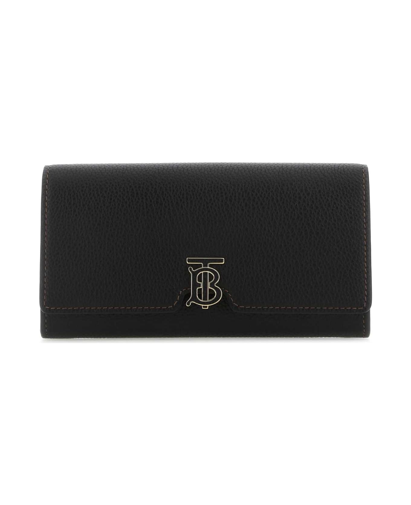 Burberry Black Leather Wallet - A1189