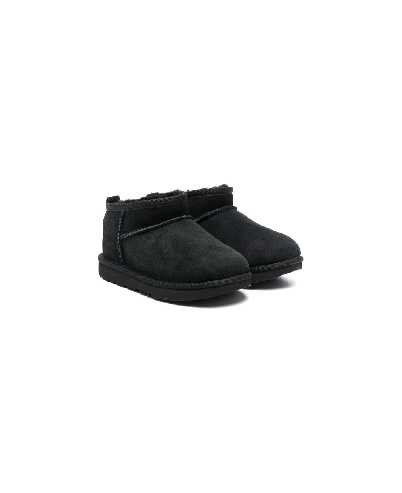 UGG Black Classic Ultra Mini Boots - Black