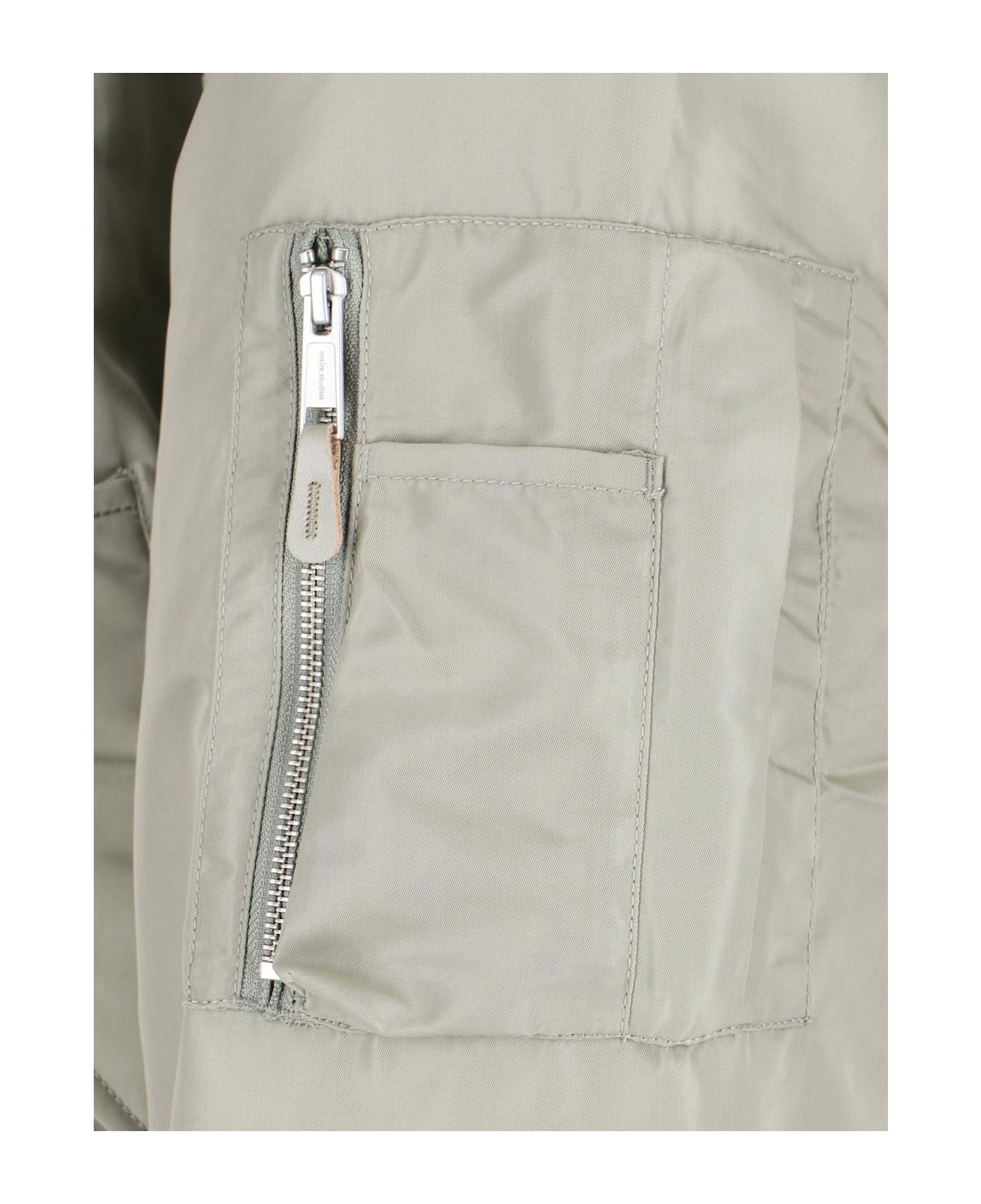 Entire Studios 
broad
 Zip Bomber Jacket - Gr Grey