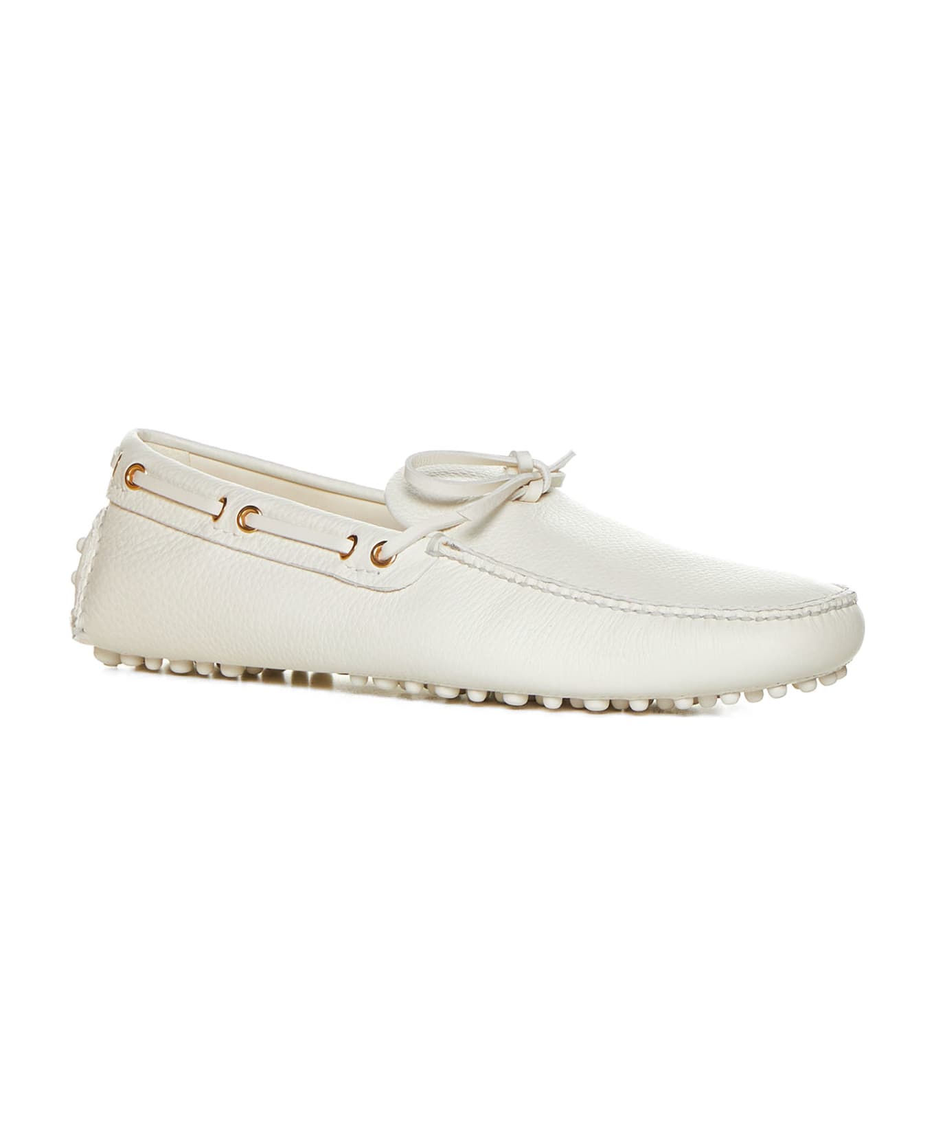 Car Shoe Loafers - Ivory