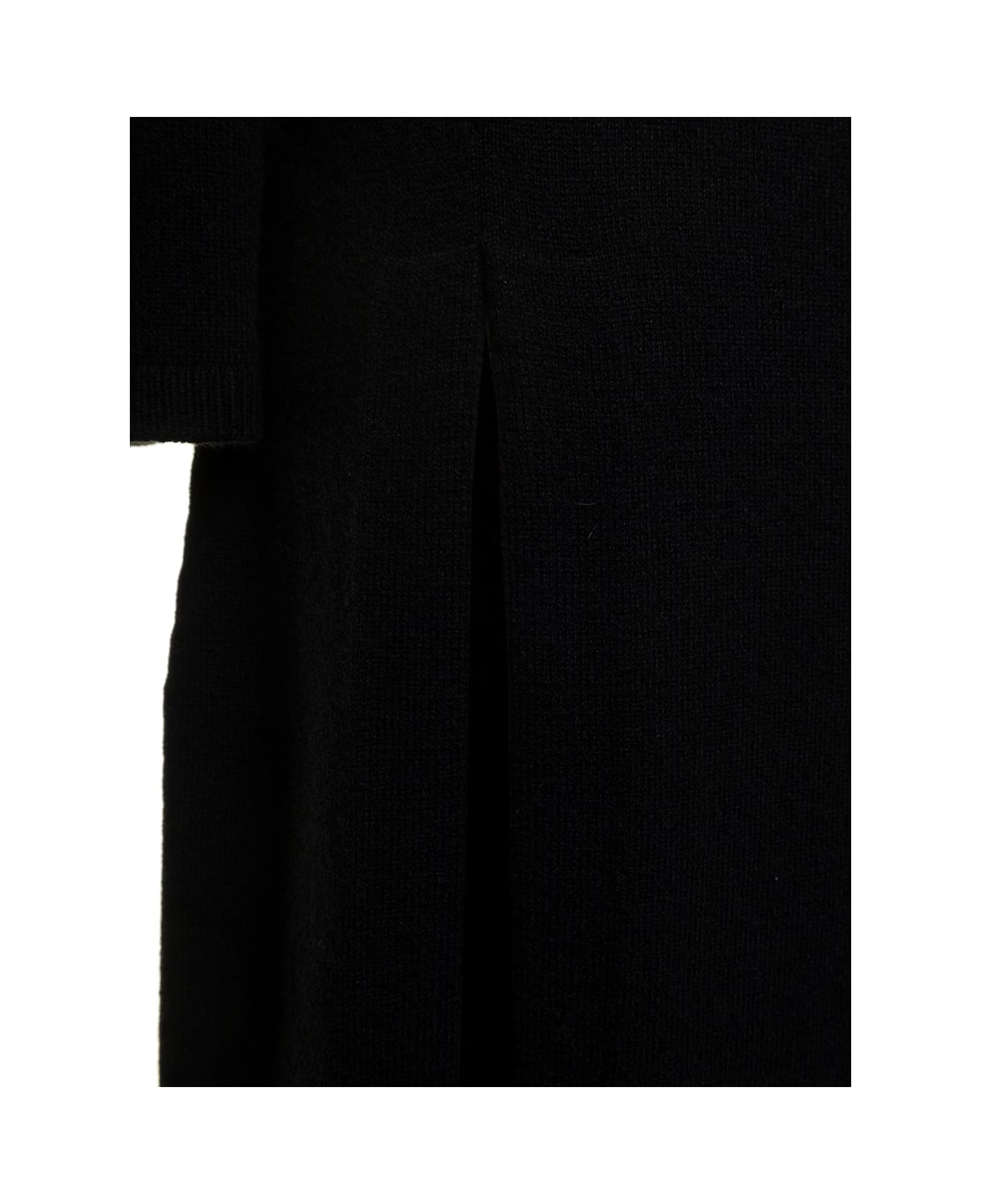 Saint Laurent Cashmere High Neck Dress - Black