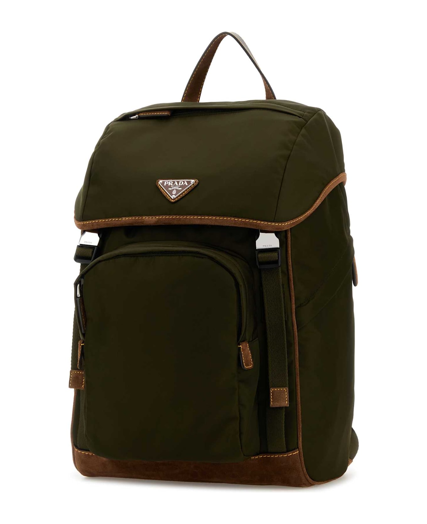 Prada Olive Green Re-nylon Backpack - MUSCHIOCACAO