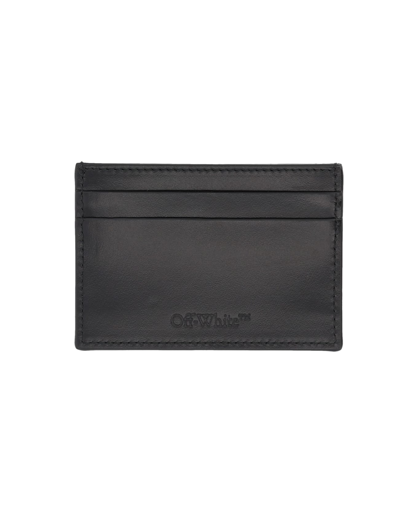 Off-White "diagonal Spray" Wallet - BLACK