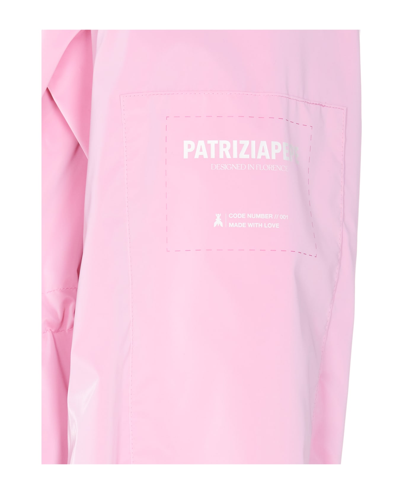 Patrizia Pepe Logo Windbreaker - Pink ジャケット