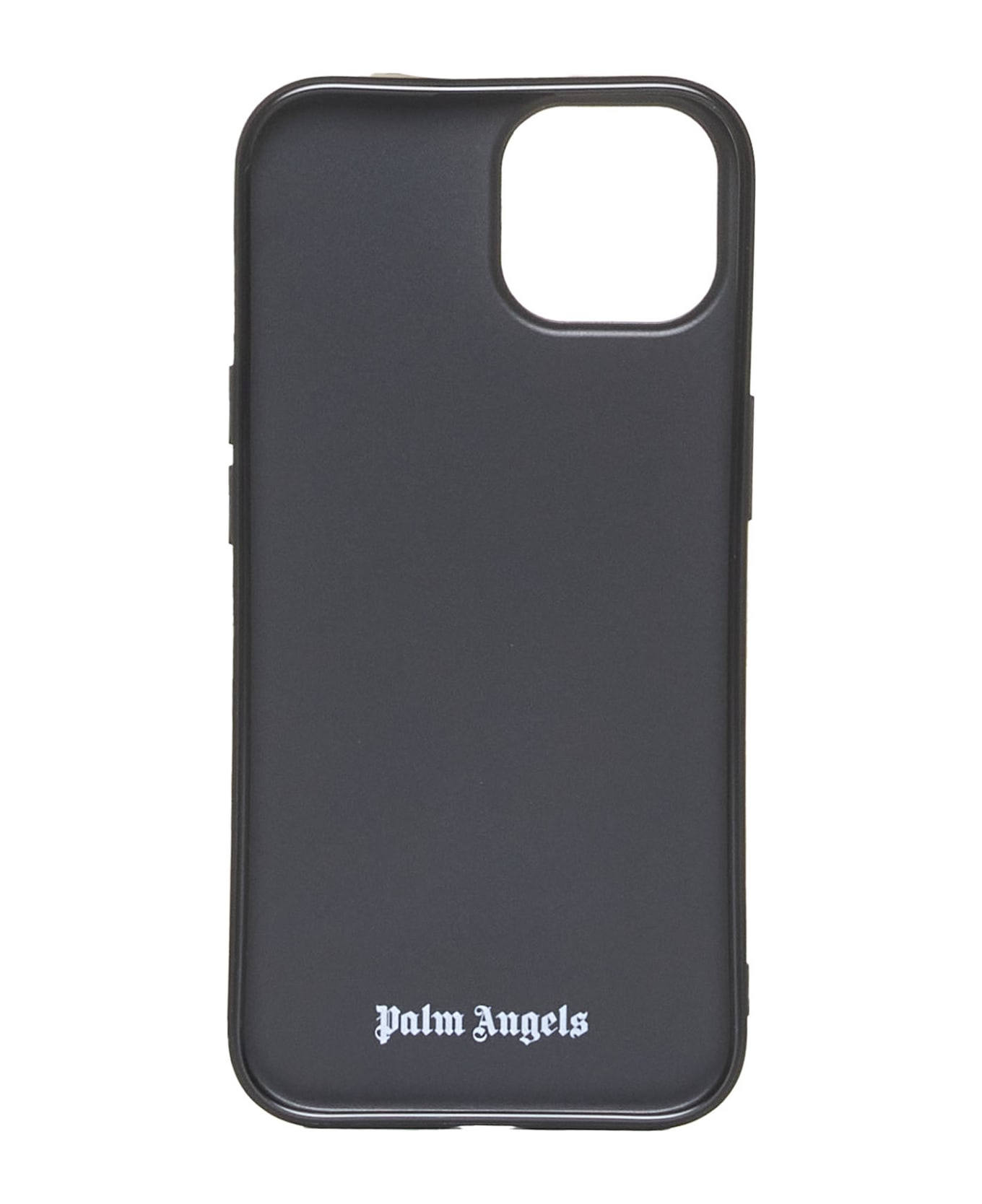 Palm Angels Iphone 15 Monogram Case - Black gold