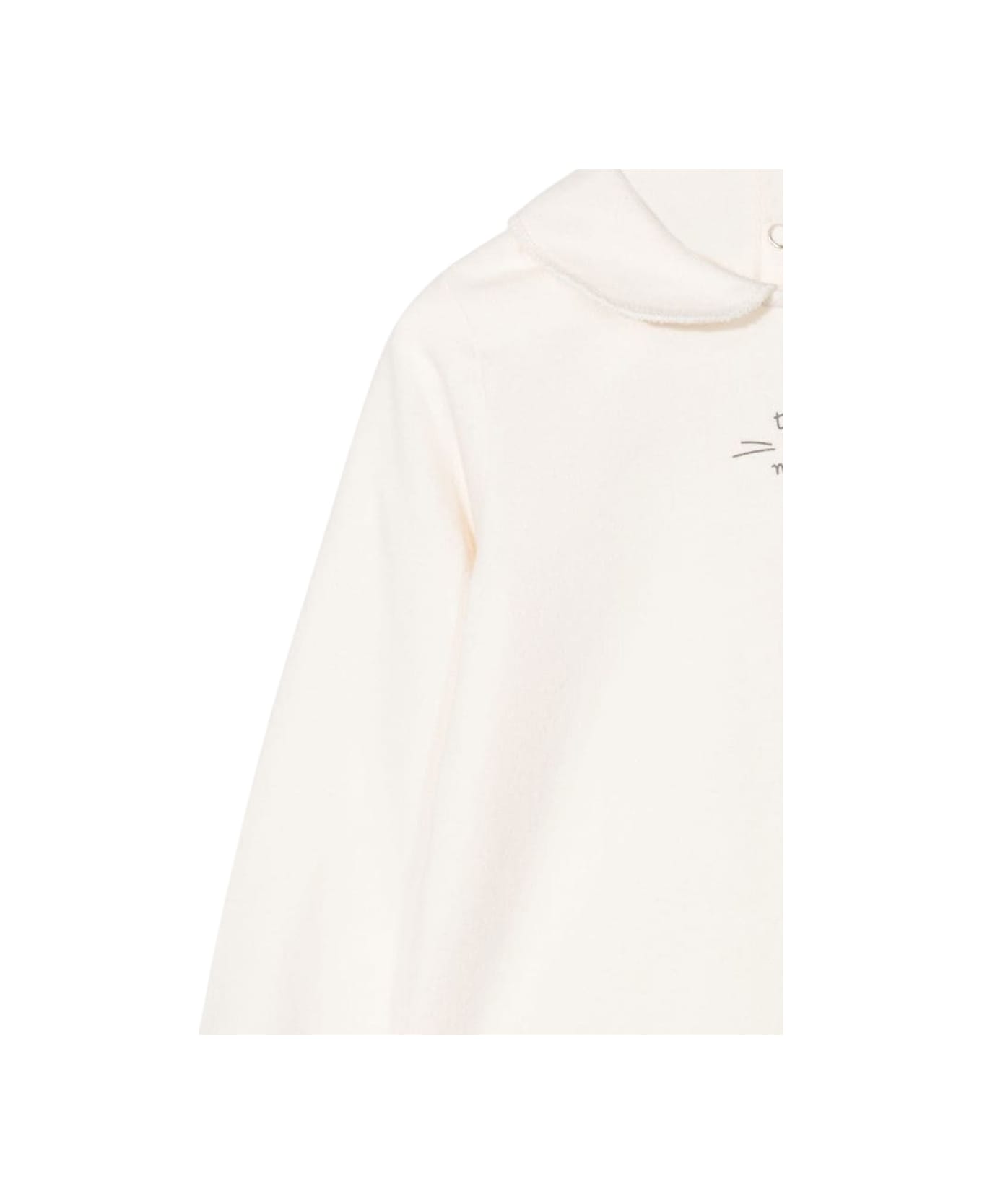 Teddy & Minou Bodysuit M/l Small Logo - WHITE ボディスーツ＆セットアップ