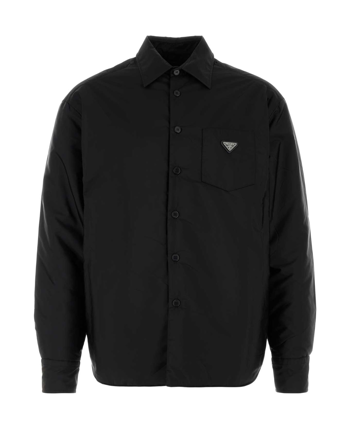 Prada Black Re-nylon Shirt - NERO