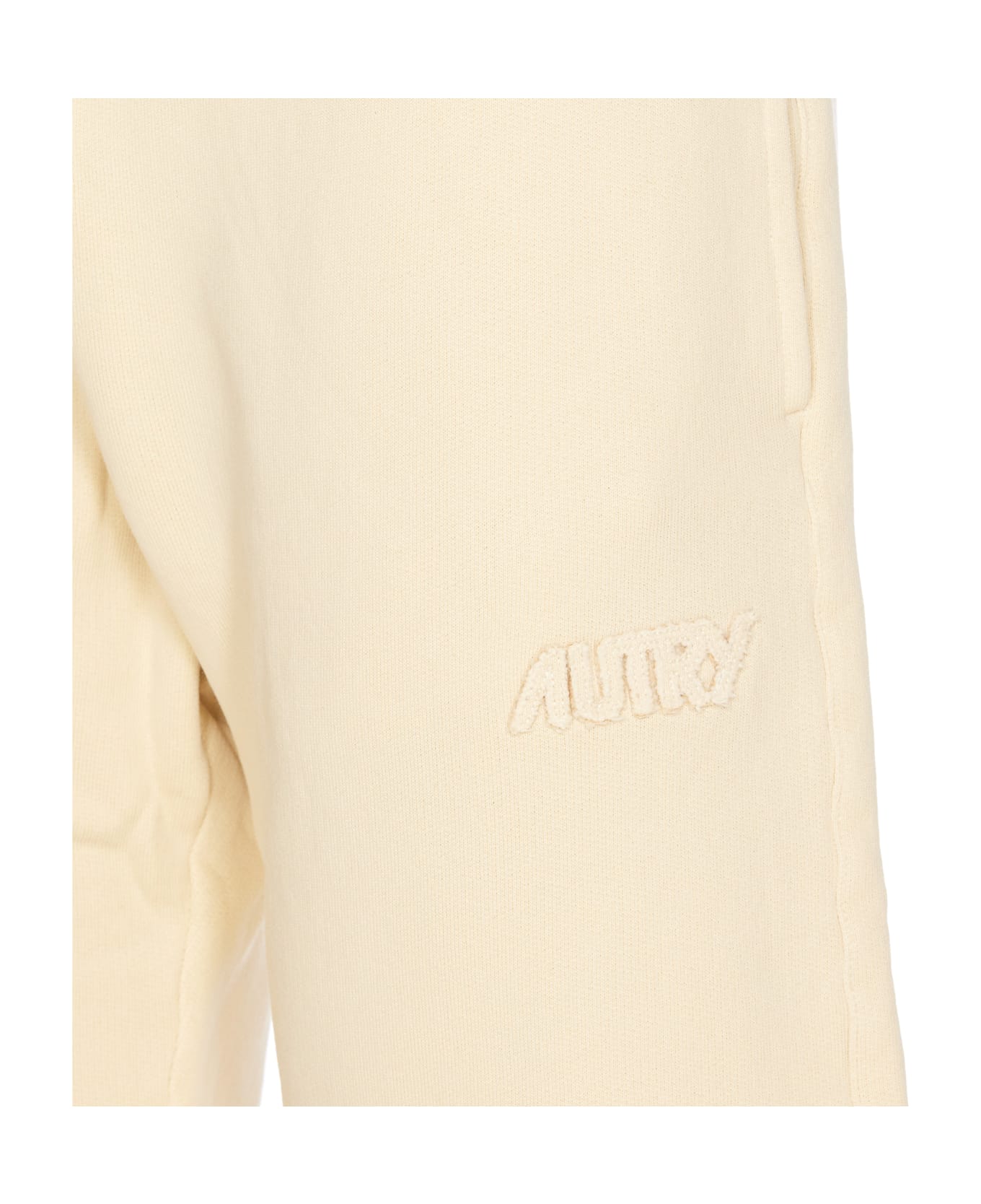 Autry Logo Shorts - Beige