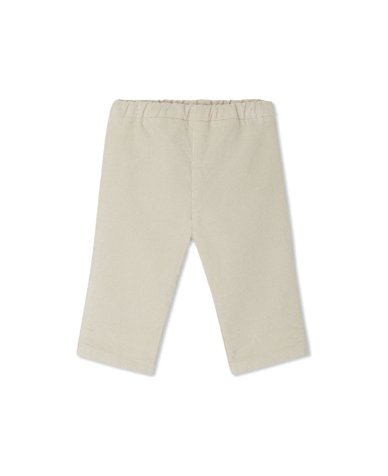 Bonpoint Bandy Straight-leg Corduroy Trousers - Beige