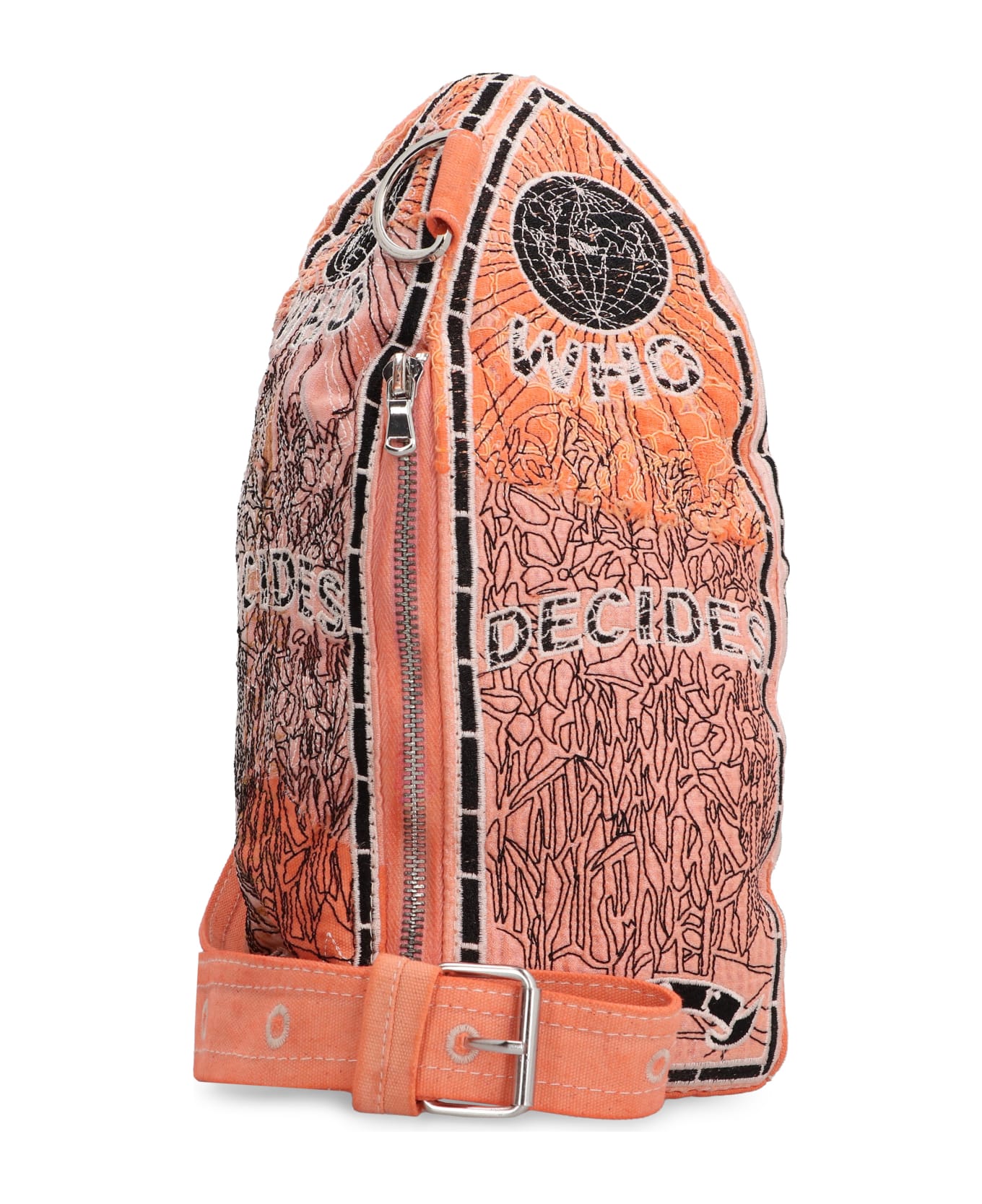 Who Decides War Bullet Wdw Crossbody Bag - Orange