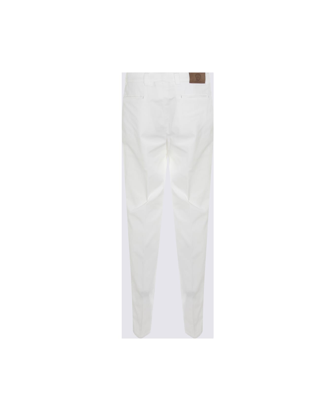 Brunello Cucinelli White Cotton Pants - NEVE