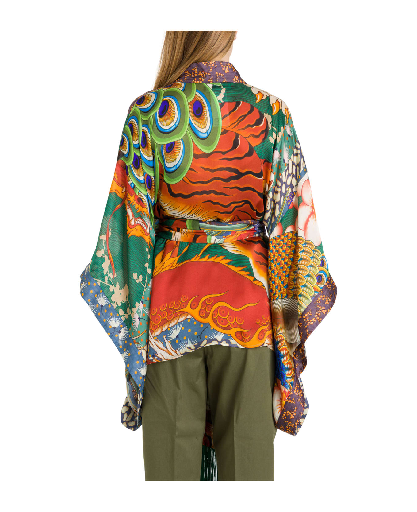 Dsquared2 China Print Kimono - Multicolor