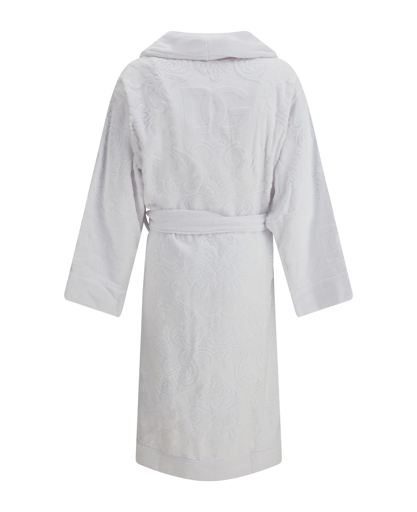 Dolce 
Gabbana Cotton Terry Jacquard Bathrobe