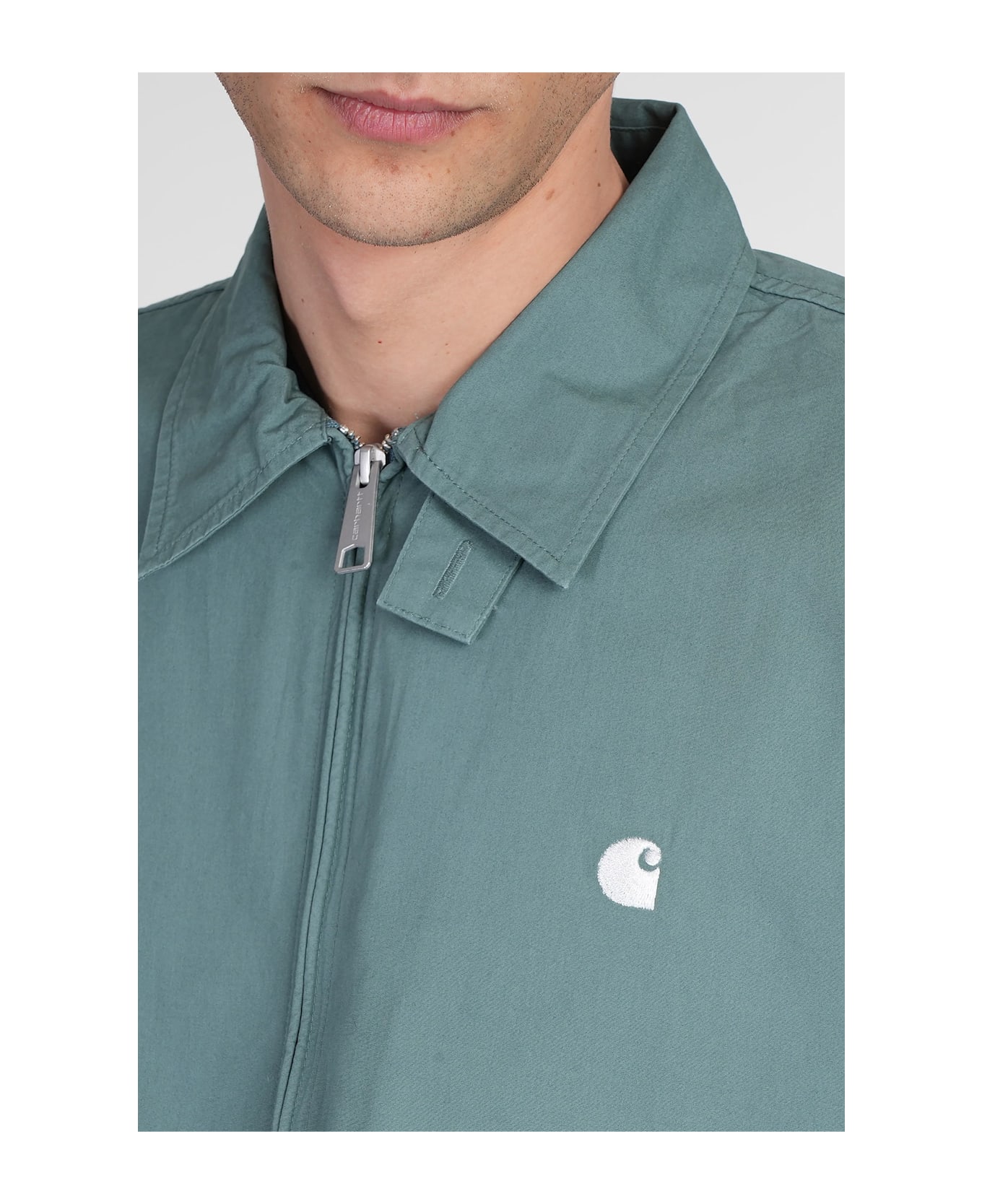 Carhartt Duke Jacket Casual Jacket In Green Cotton - green