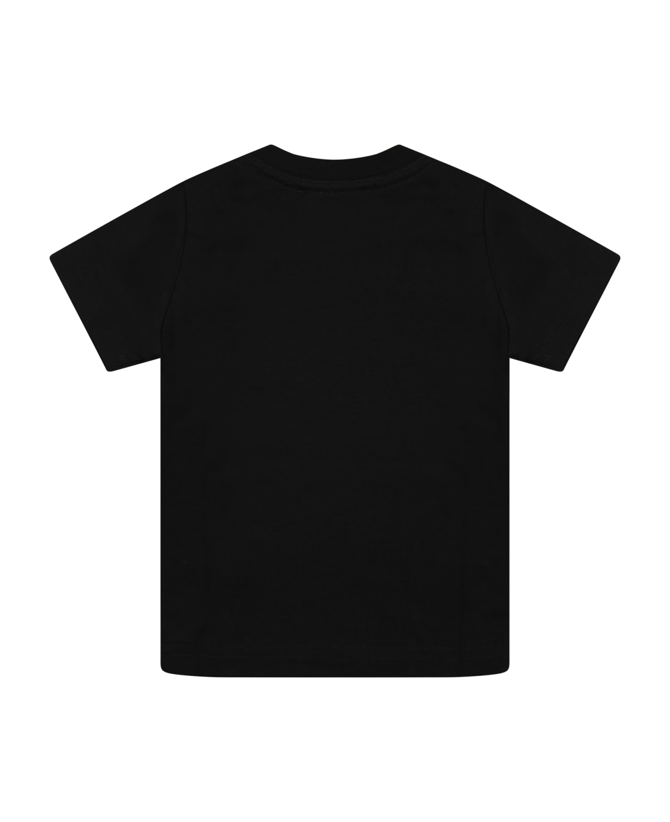 Dsquared2 Black T-shirt For Baby Boy With Print - Black Tシャツ＆ポロシャツ