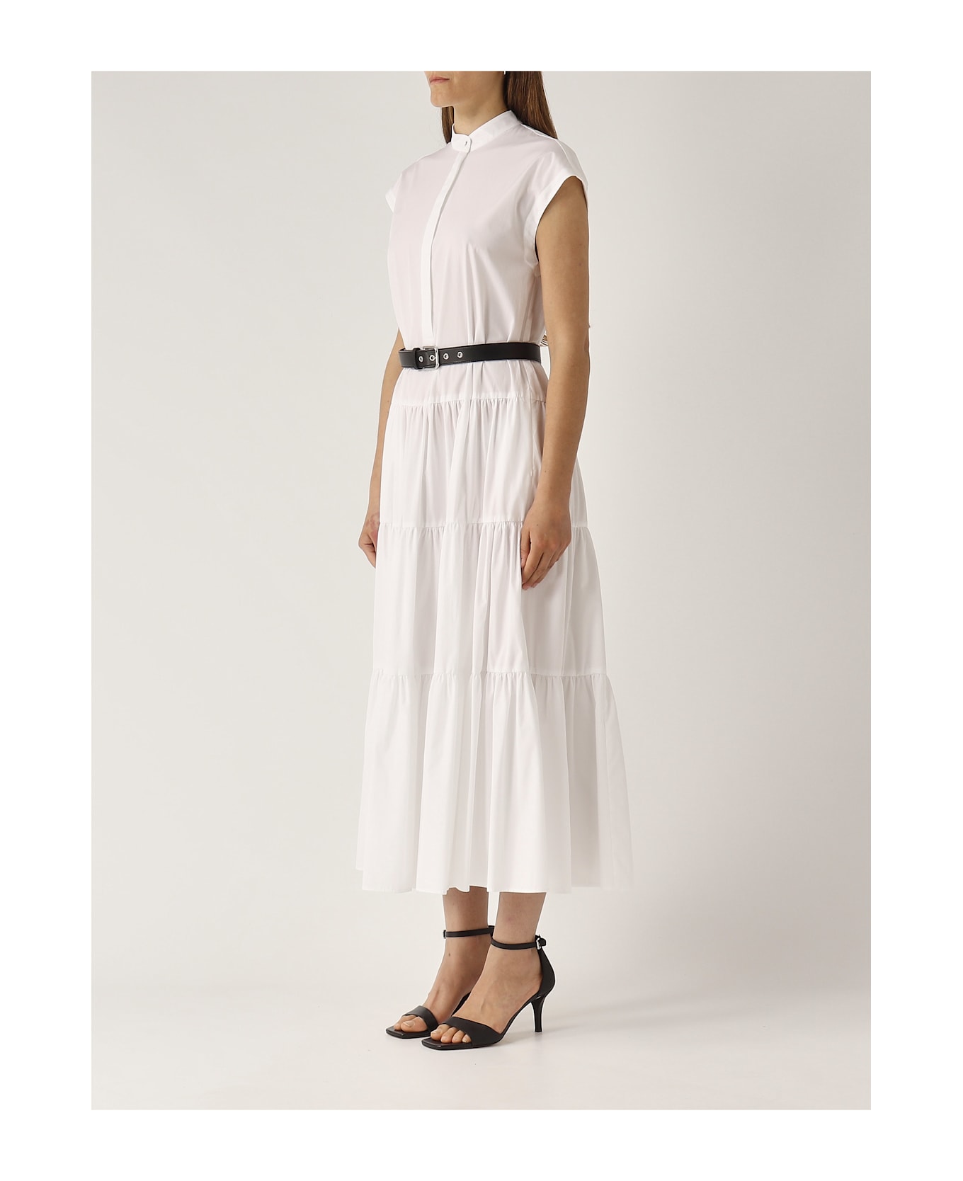 Max Mara Studio Bairo Dress - BIANCO