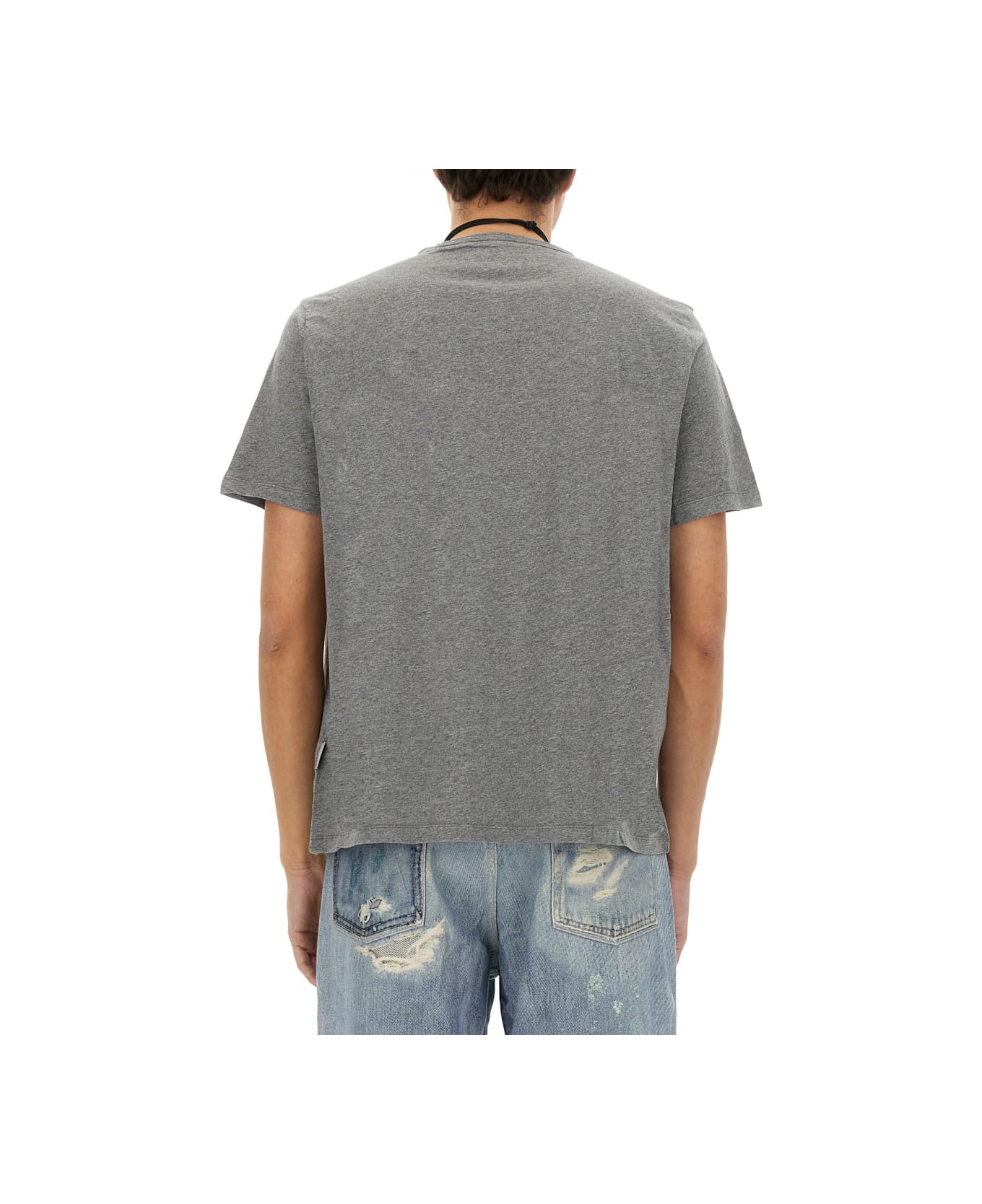 Our Legacy Cotton T-shirt - Grey Melange Clean Jersey