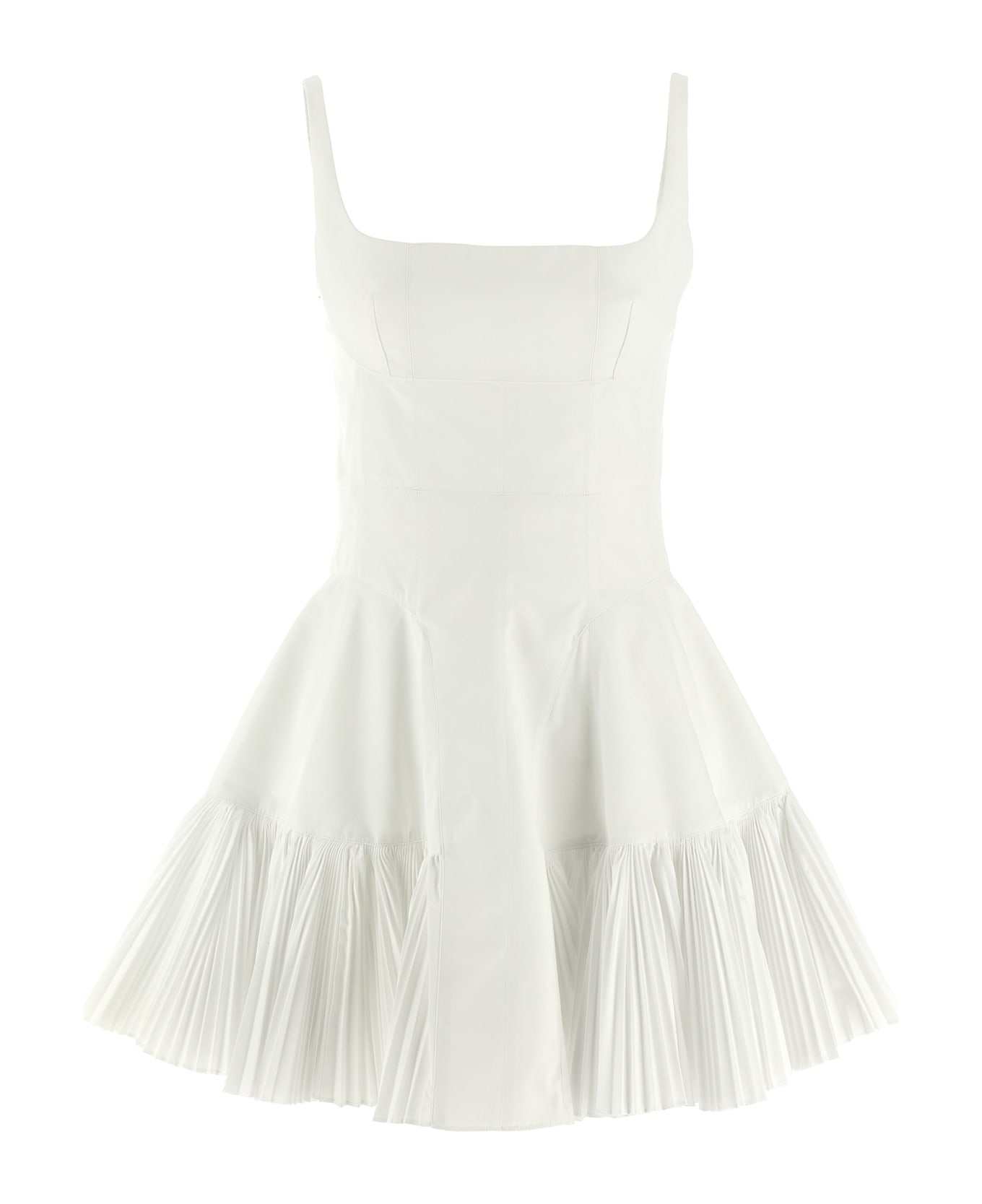 Giovanni Bedin Pleated Dress - White
