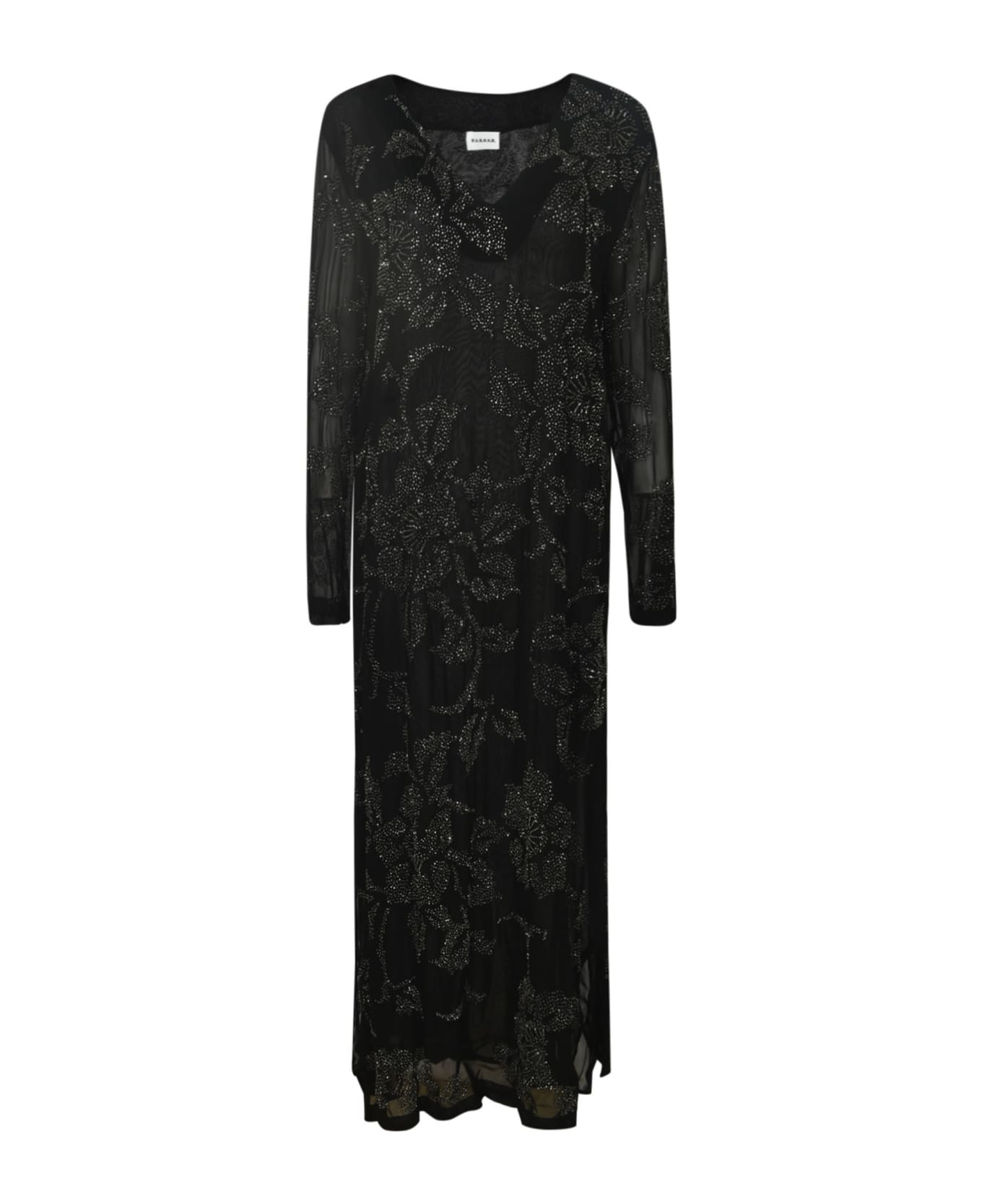 Parosh Glittered Dress - Black ワンピース＆ドレス