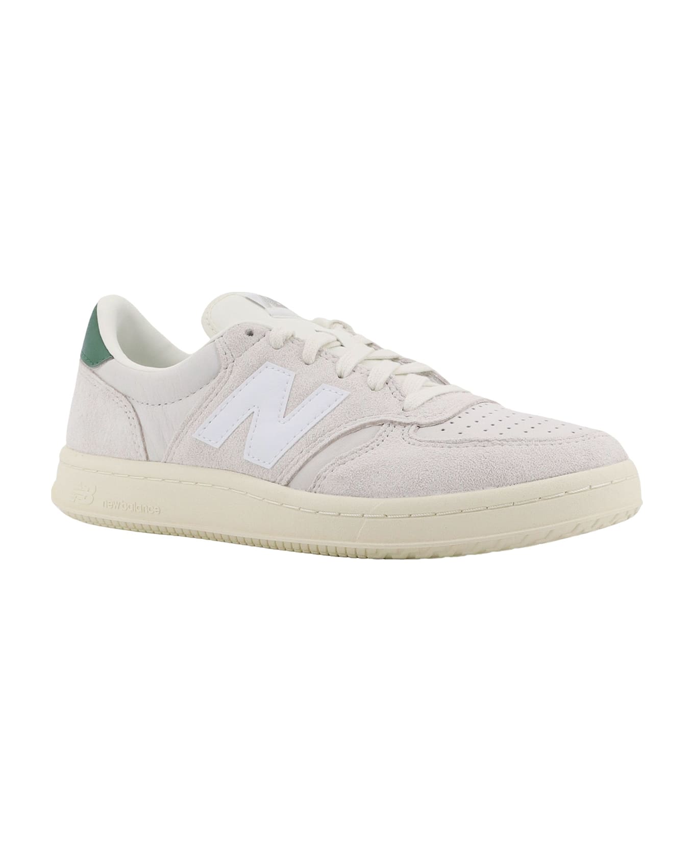New Balance Suede And Leather Sneakers - Beige
