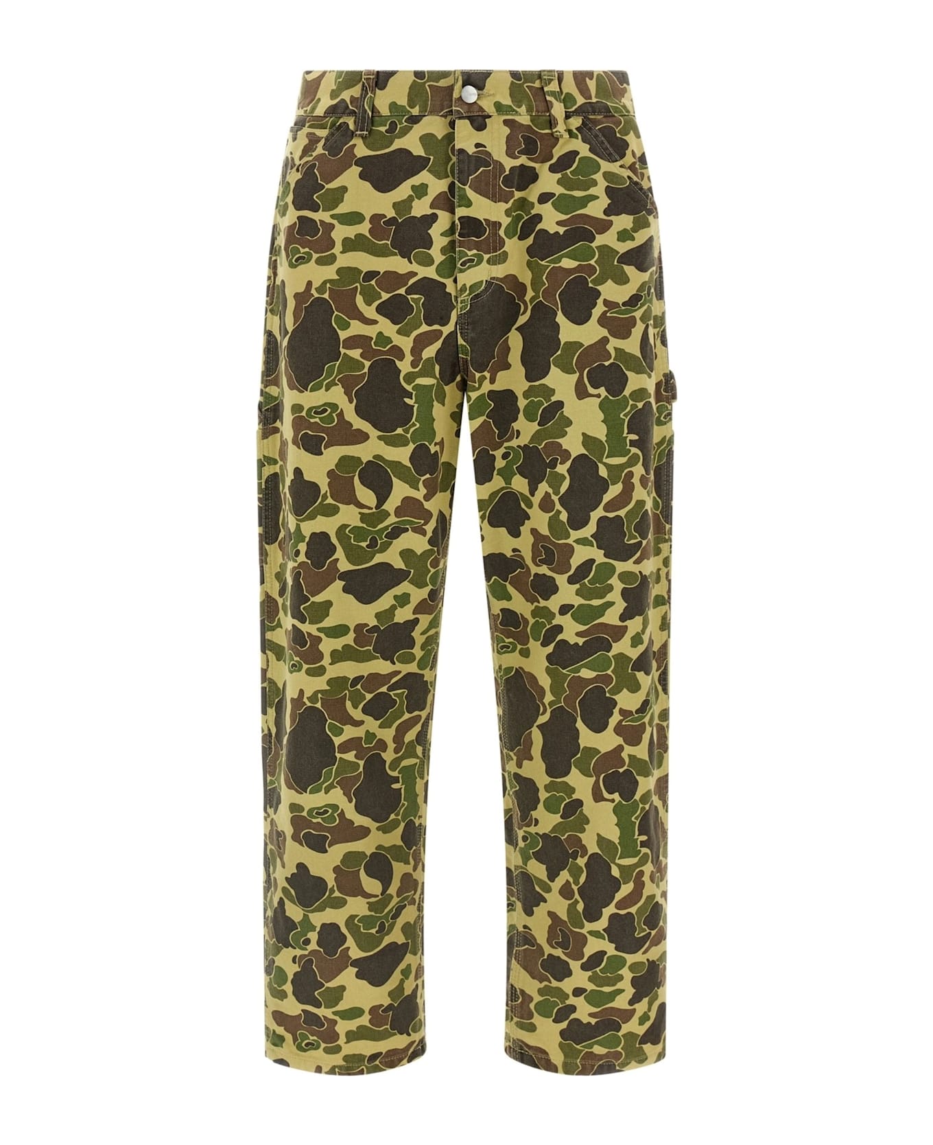 Carhartt Single Knee Duck Jeans - Camo Duck, Green