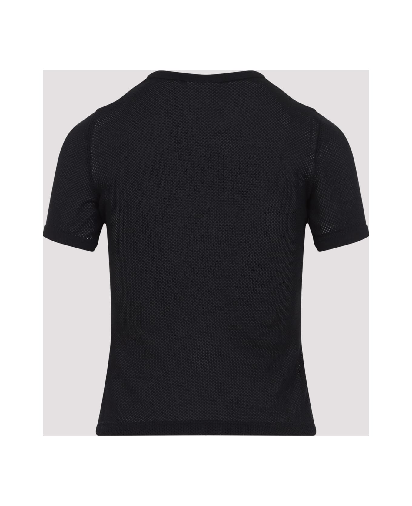 Courrèges Signature Contrast T-shirt - Black