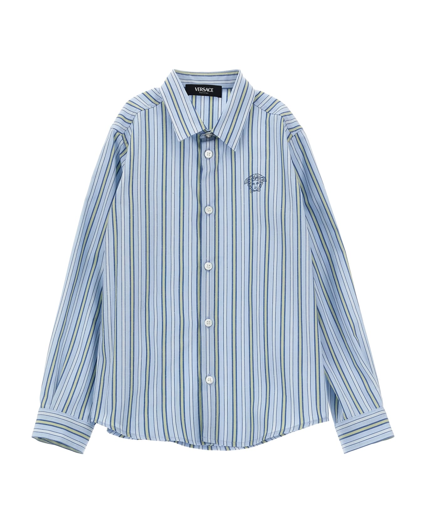 Versace 'medusa' Shirt - Light Blue