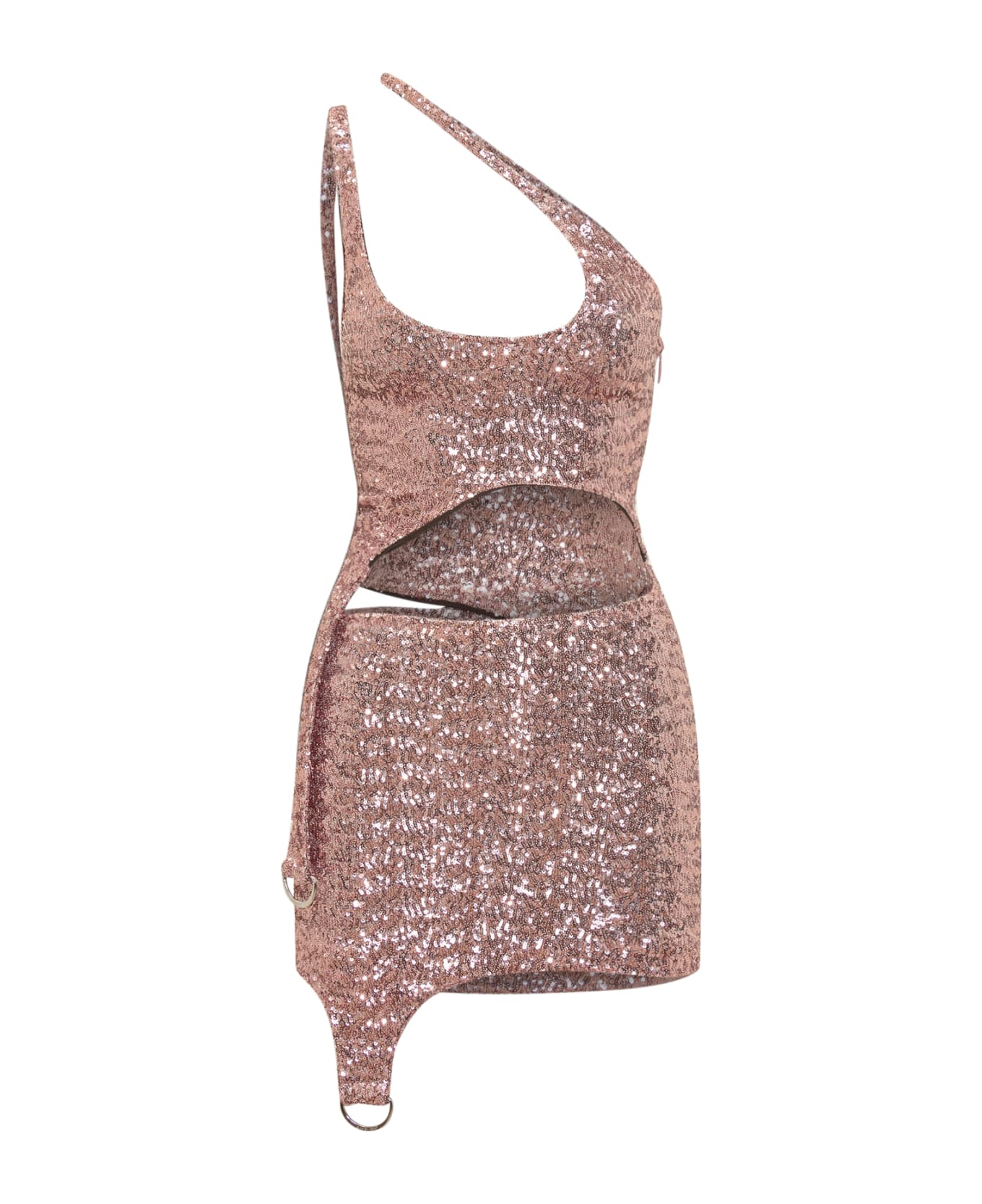 AMBUSH Asymmetric Hole Mini Dress - BEGONIA PINK ワンピース＆ドレス